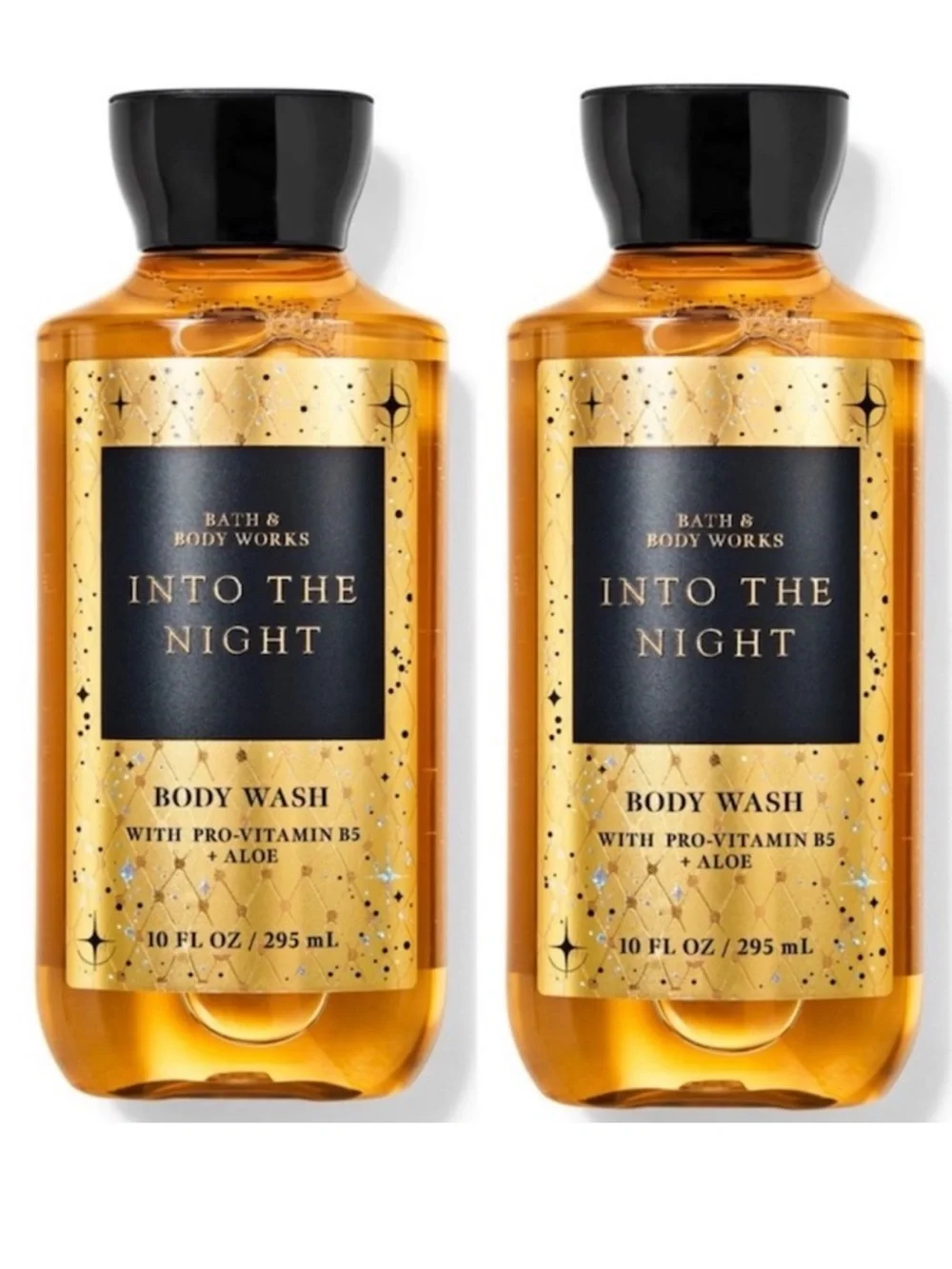 Bath & Body Works Into the Night Body Wash 2 10oz Full Size Bottles